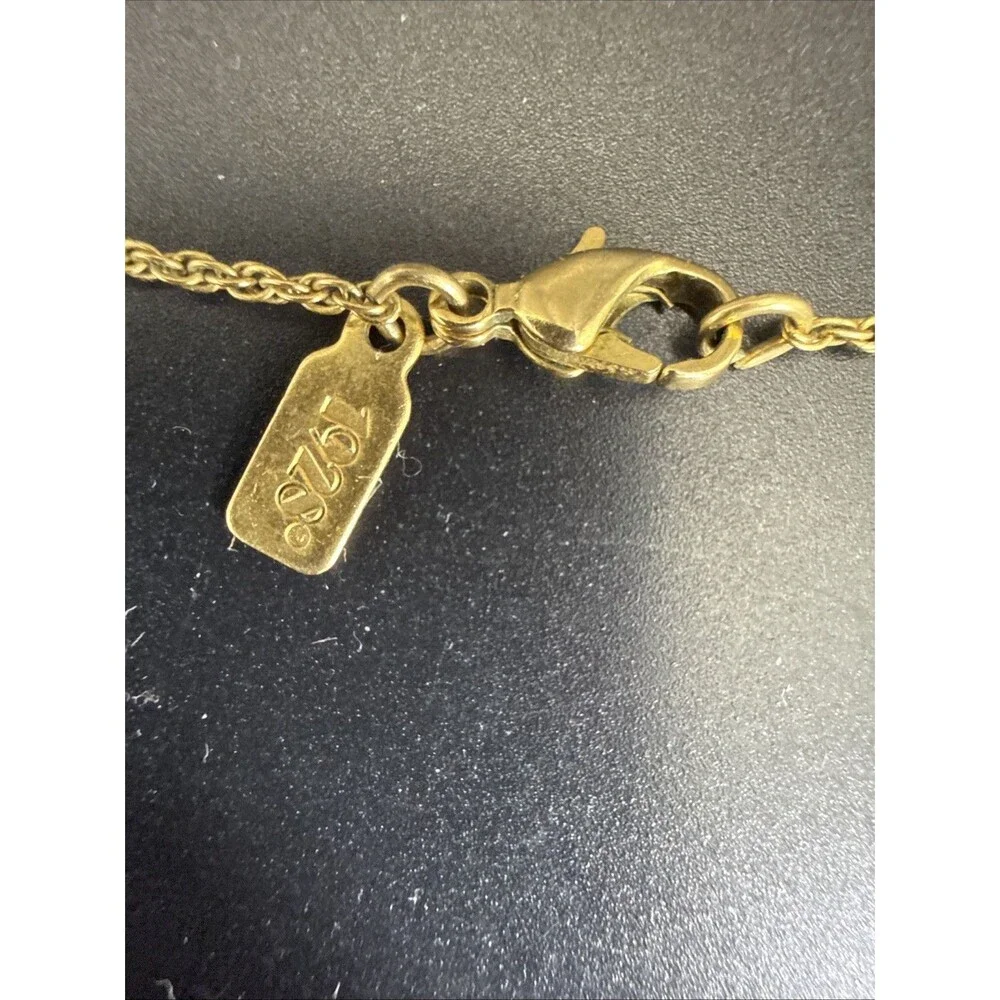 1928 Jewelry Faux Pearl Teardrop Gold Tone Rhinestone Accent Pendant Necklace